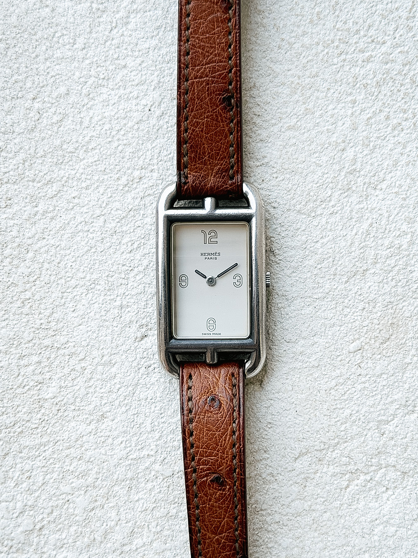 Hermès Cape Cod Stainless Steel White Dial