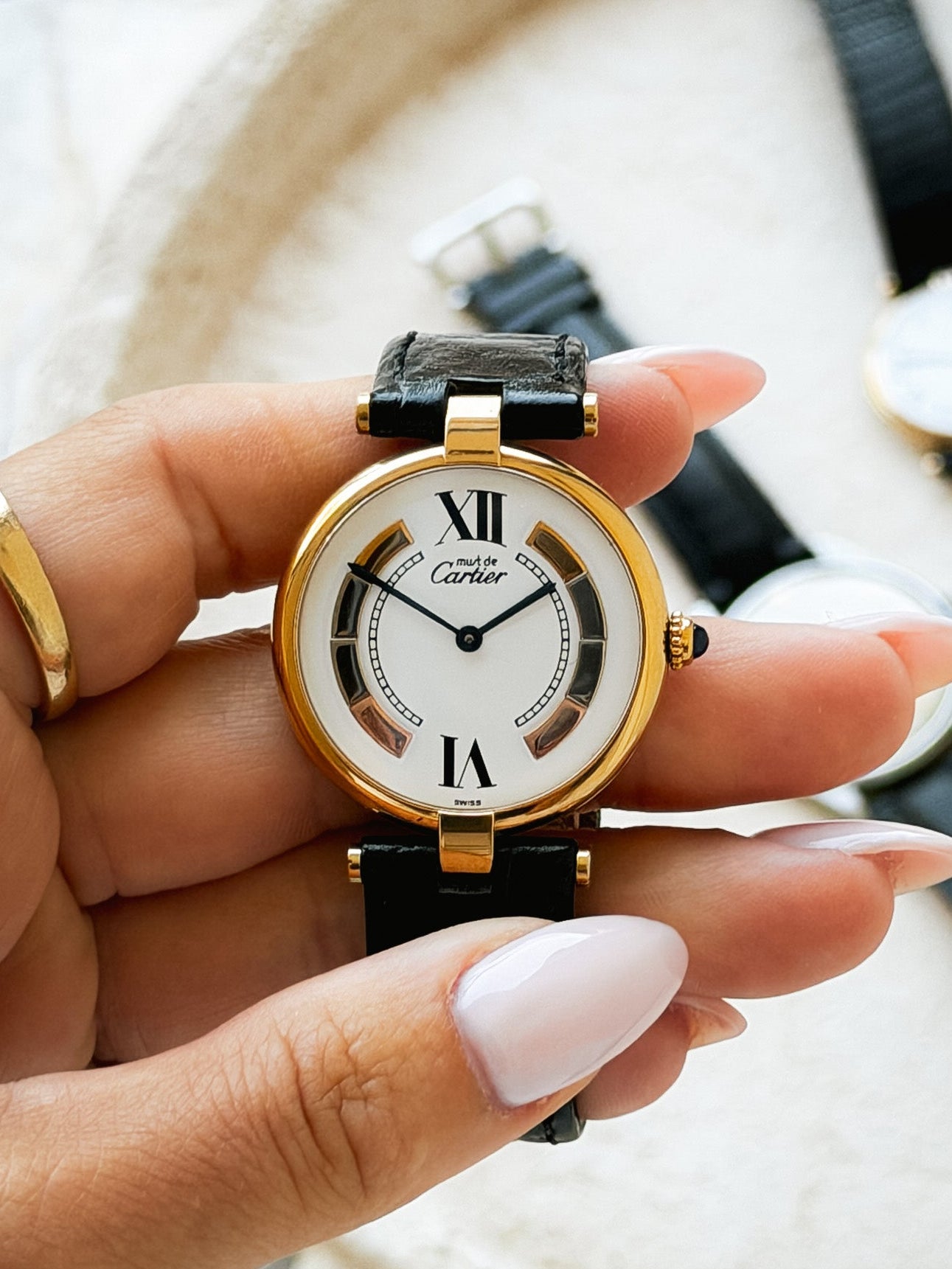 Must de Cartier Vendôme Vermeil Quartz