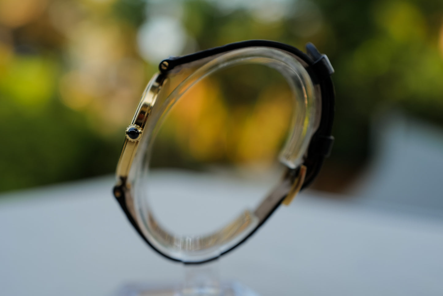 Gérald Genta 18K Yellow Gold Oval Watch