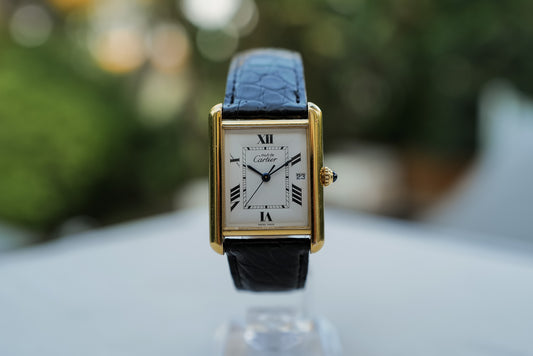 Cartier Tank Louis Vermeil Quartz Date