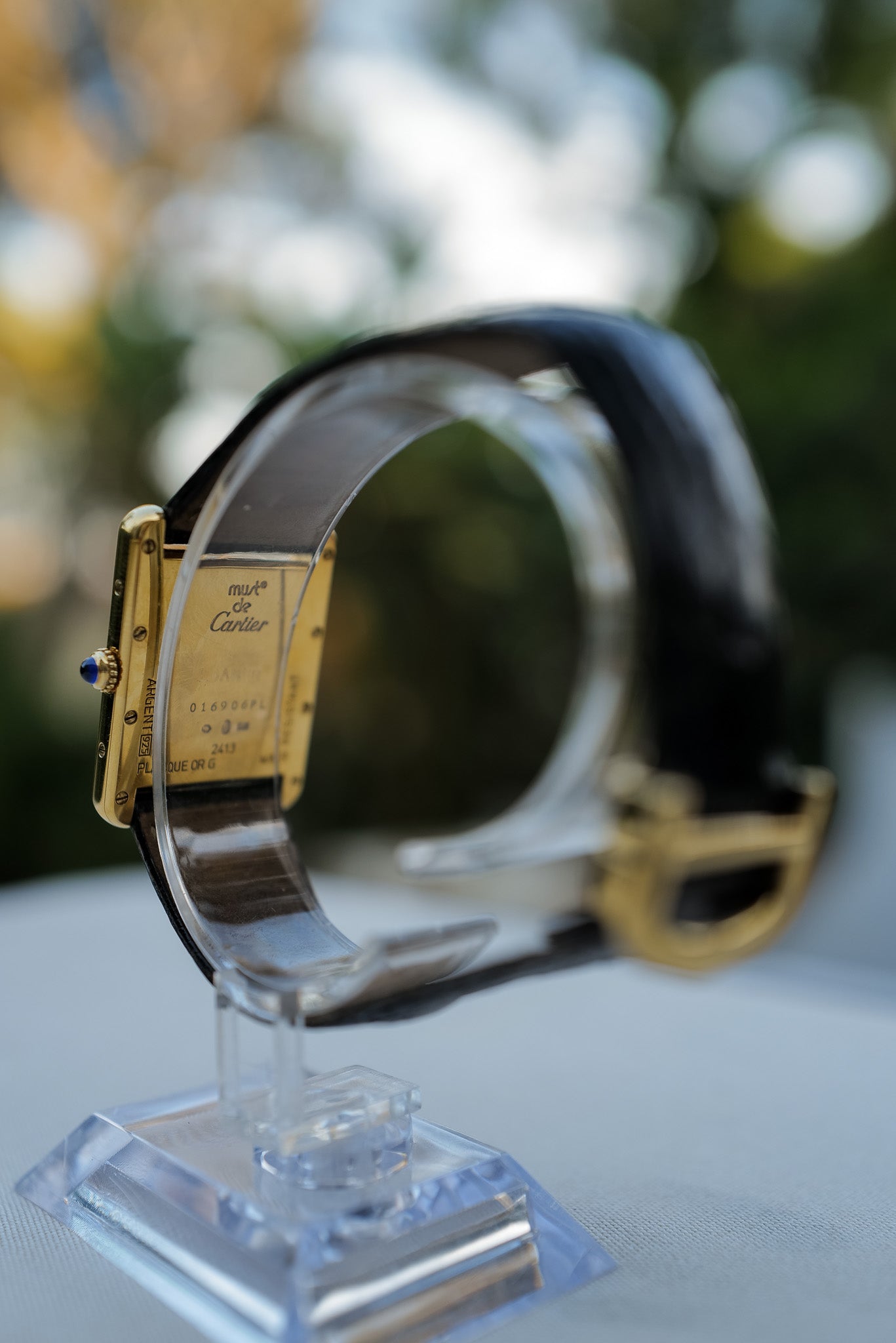 Cartier Tank Louis Vermeil Quartz Date