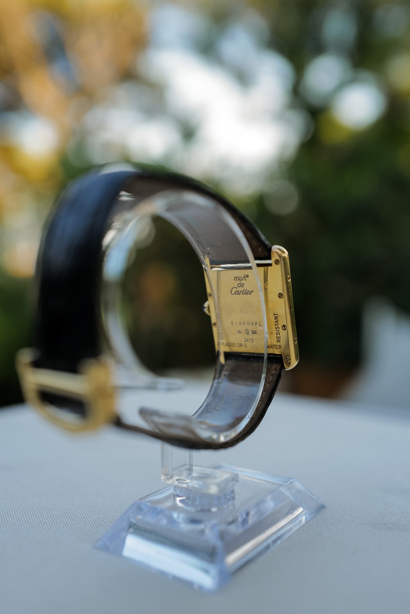 Cartier Tank Louis Vermeil Quartz Date
