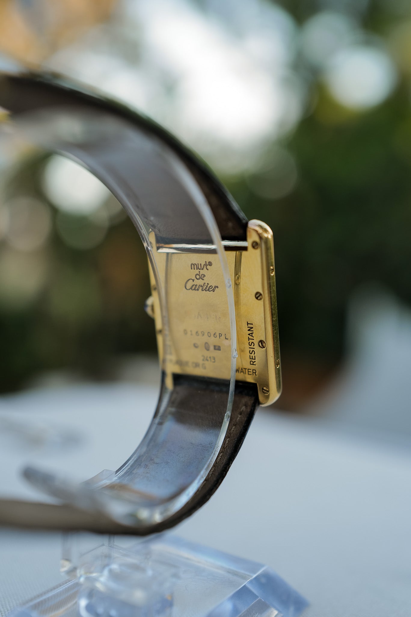 Cartier Tank Louis Vermeil Quartz Date