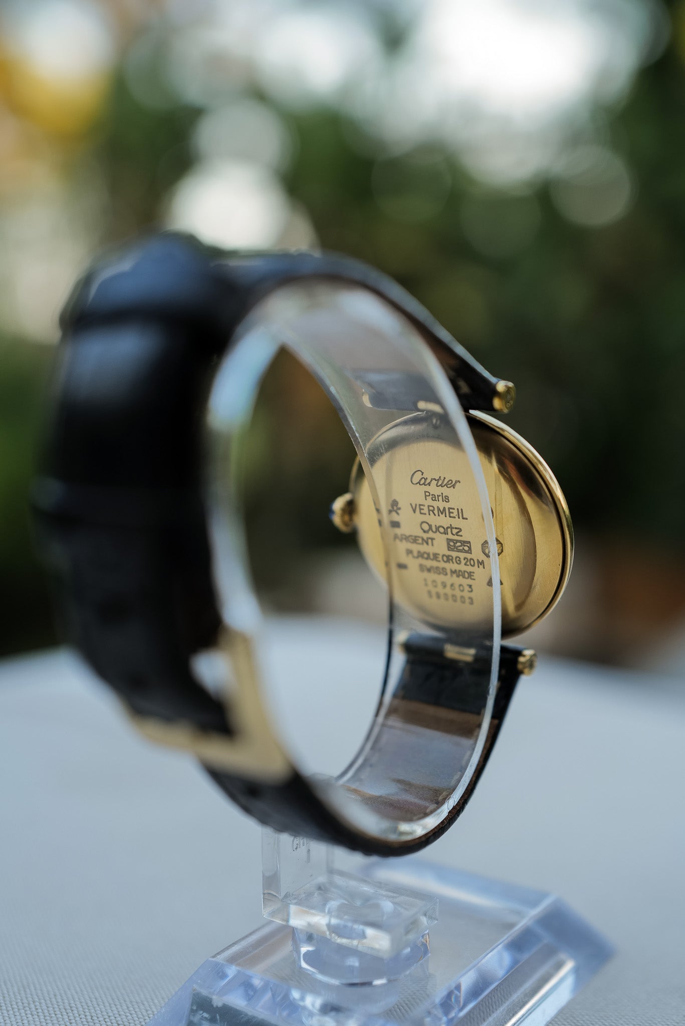 Must de Cartier Vendôme Vermeil Quartz