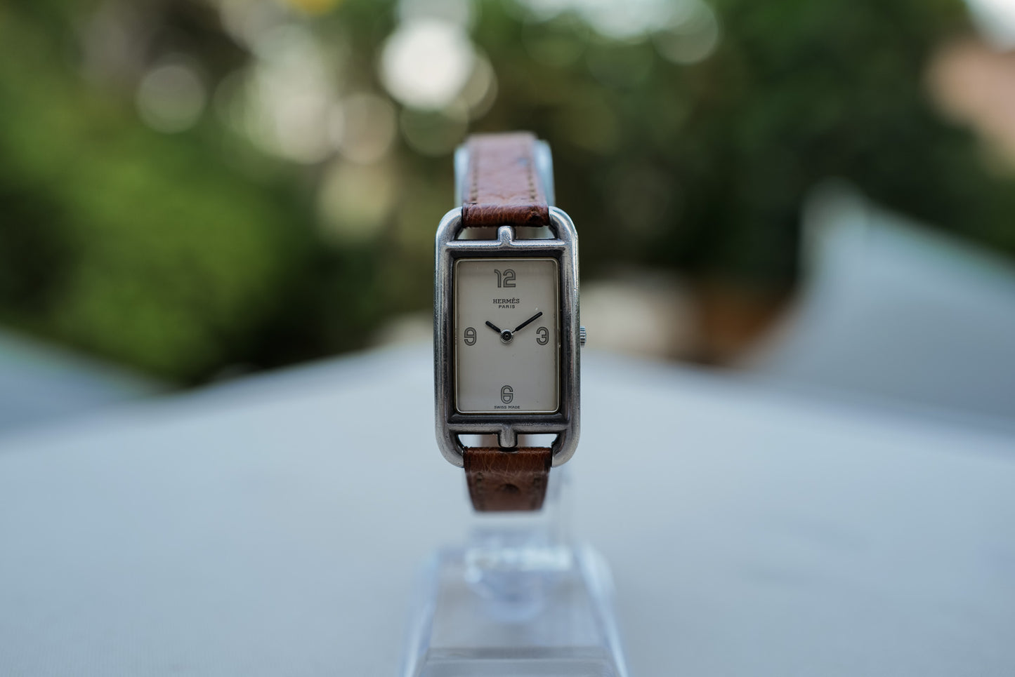 Hermès Cape Cod Stainless Steel White Dial