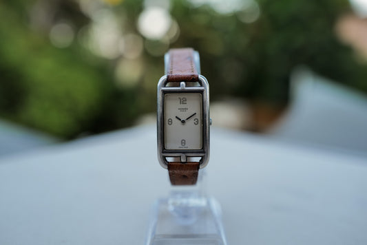 Hermès Cape Cod Stainless Steel White Dial