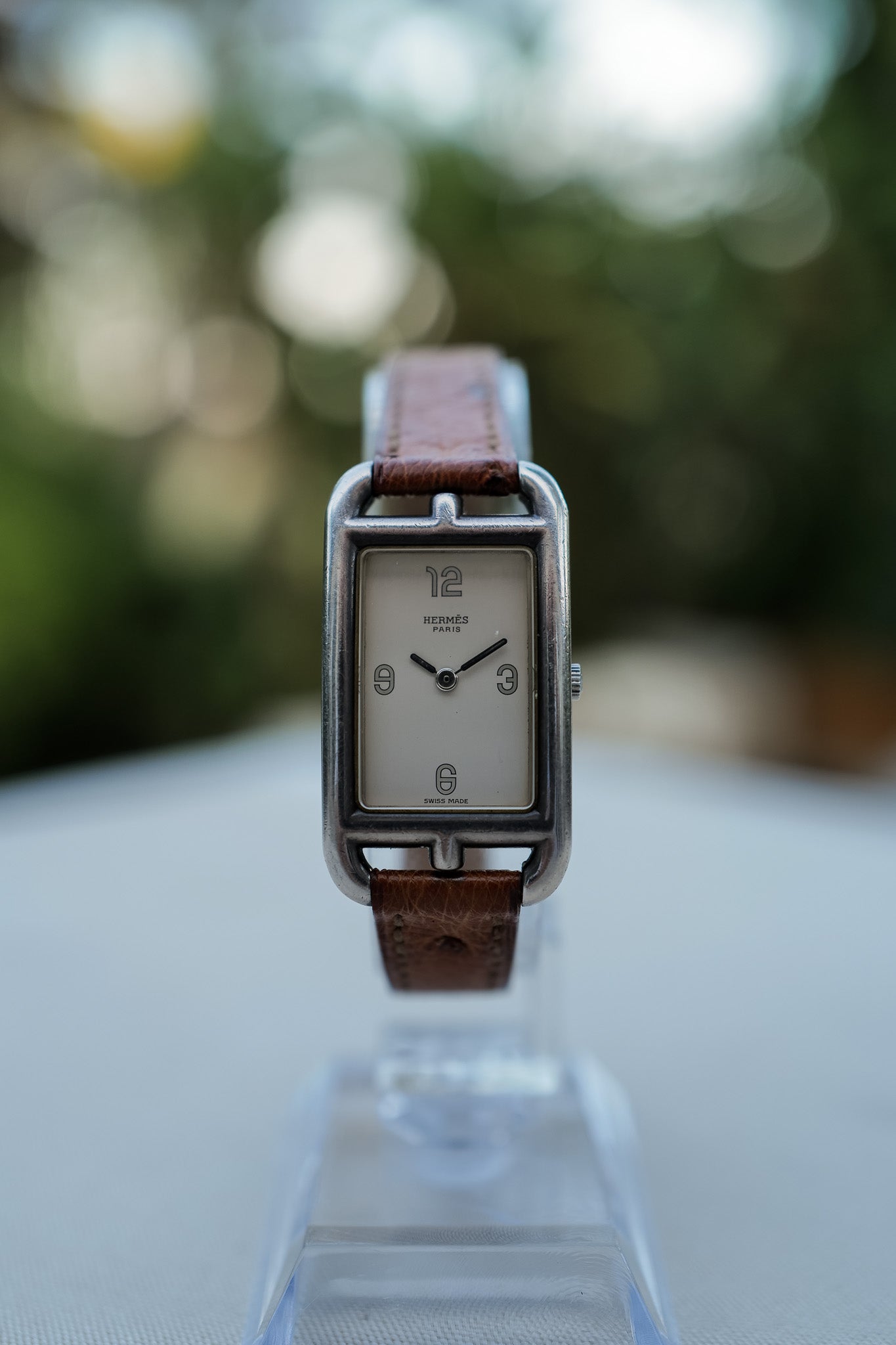 Hermès Cape Cod Stainless Steel White Dial