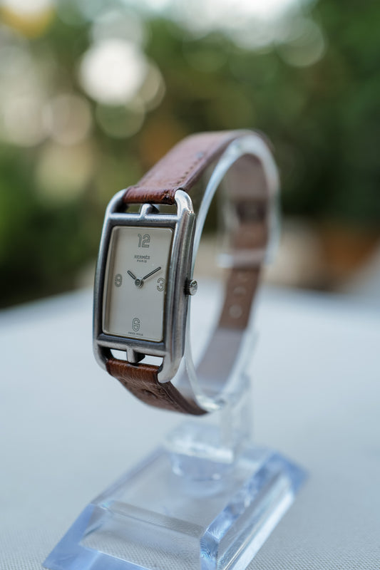 Hermès Cape Cod Stainless Steel White Dial