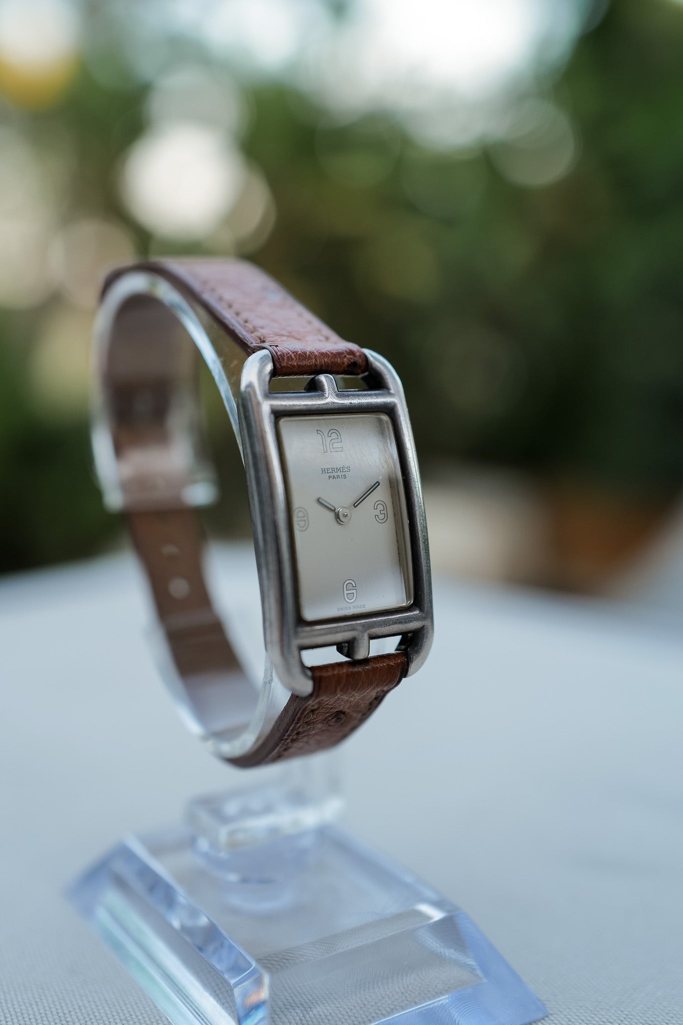 Hermès Cape Cod Stainless Steel White Dial