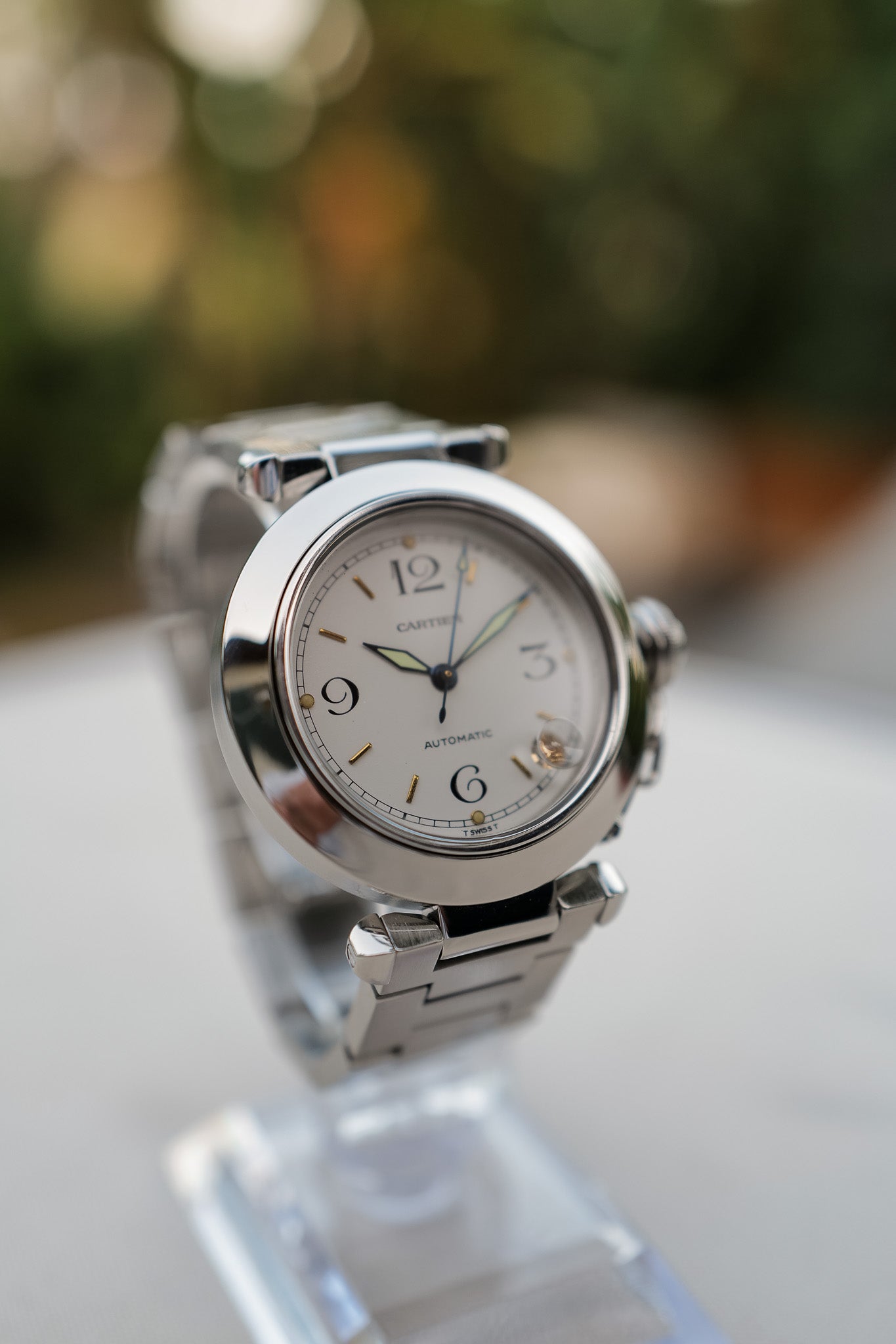 Cartier Pasha Automatic Stainless Steel Watch