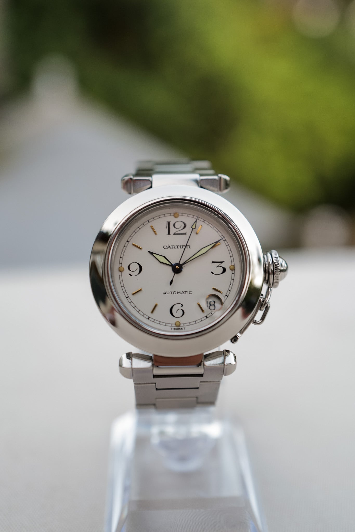 Cartier Pasha Automatic Stainless Steel Watch