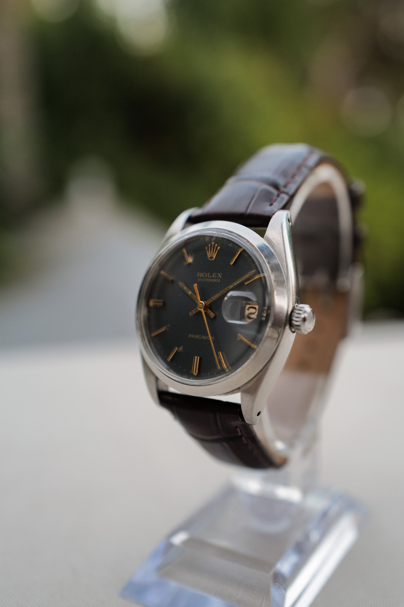 Rolex Oysterdate Precision Navy Dial