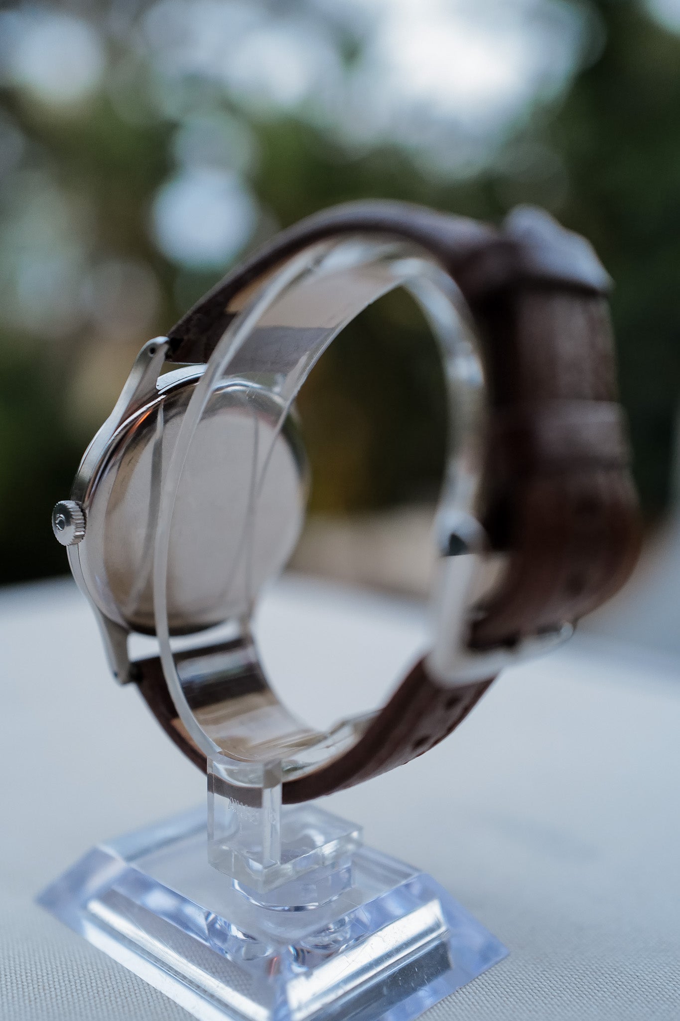 Omega Jumbo Honeycomb Dial Stainless Steel
