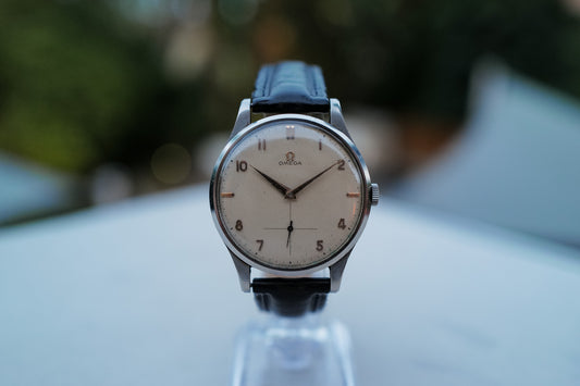 Vintage Omega Jumbo Stainless Steel