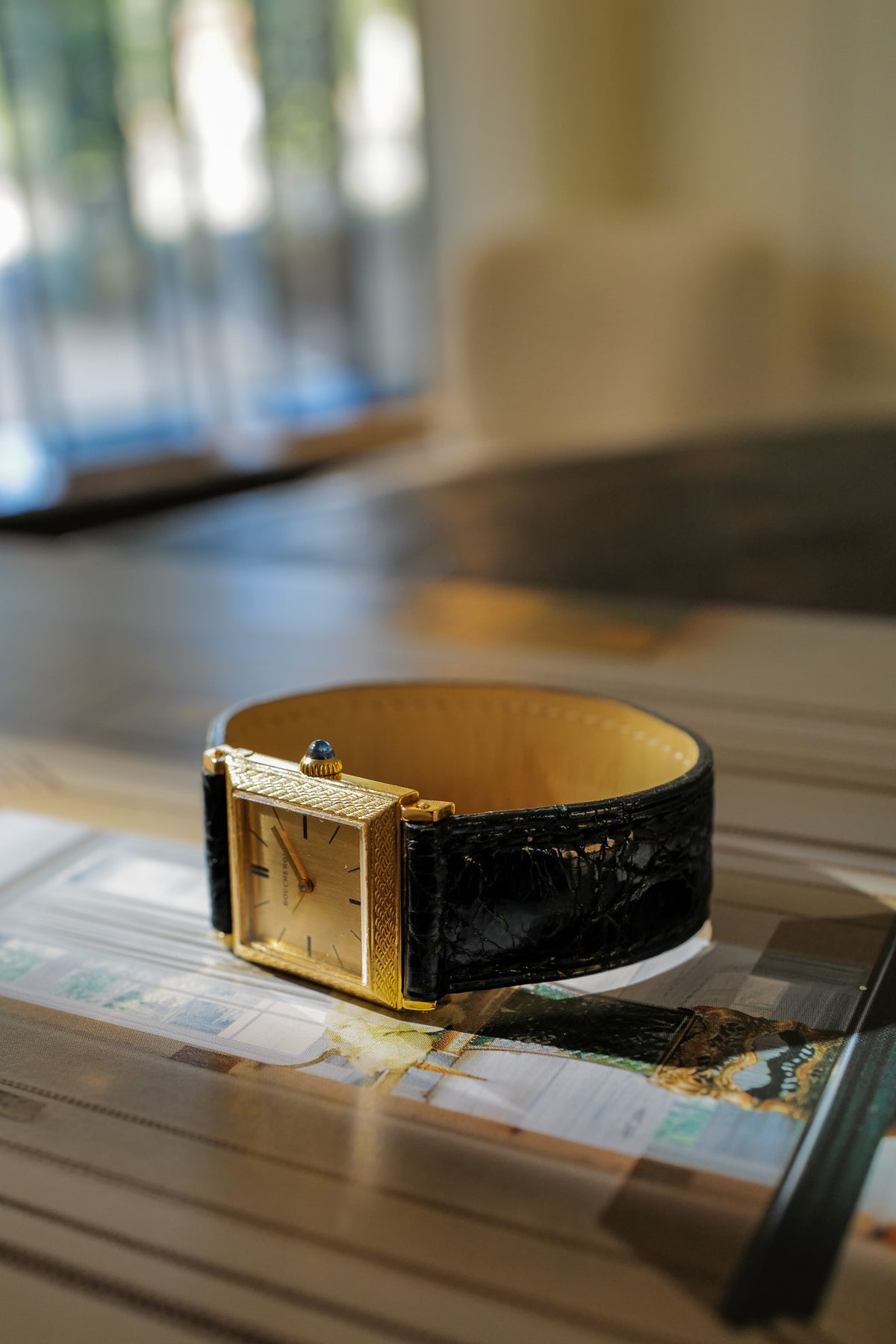 Boucheron Carrée Clou de Paris Yellow Gold